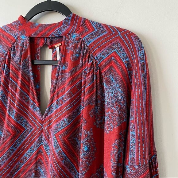 FREE People-Walking On A Dream Boho Tunic Blouse - Picture 5 of 11